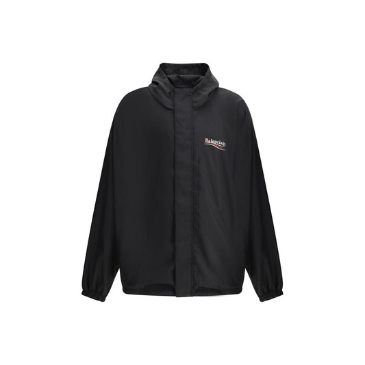 Balenciaga Black Polyester Shell Jacket