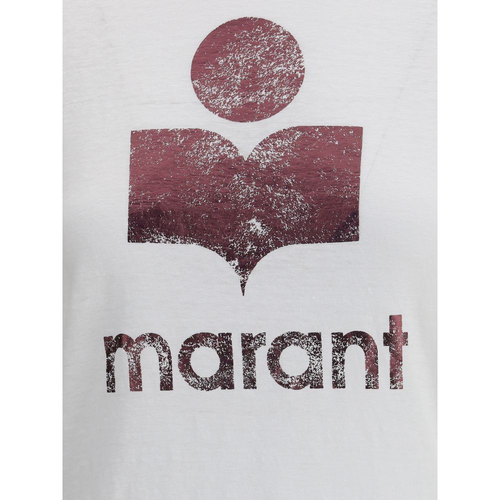 Marant Etoile White Linen T-Shirt
