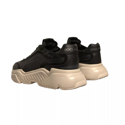 Dolce & Gabbana Black White Daymaster Low Top Sneaker Shoe