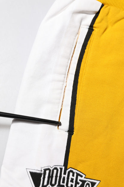 Dolce & Gabbana Yellow Cotton Casual Sweatpants Jogger Pants