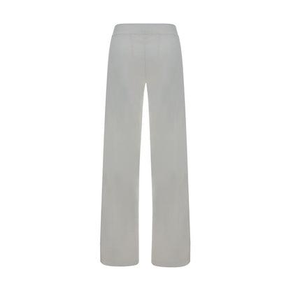 Avenue Montaigne White Rayon Casual Pants