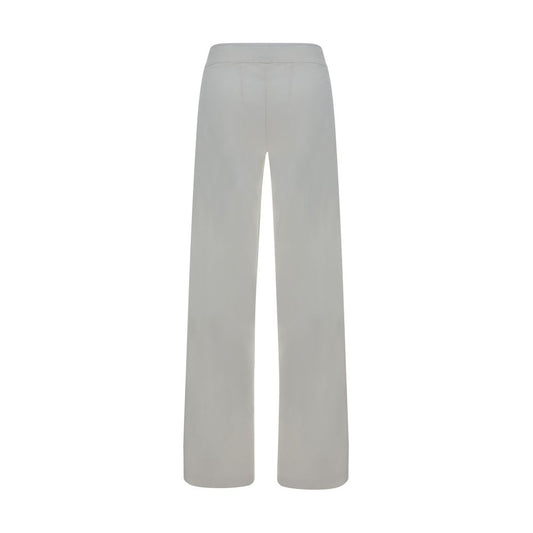 Avenue Montaigne White Rayon Casual Pants