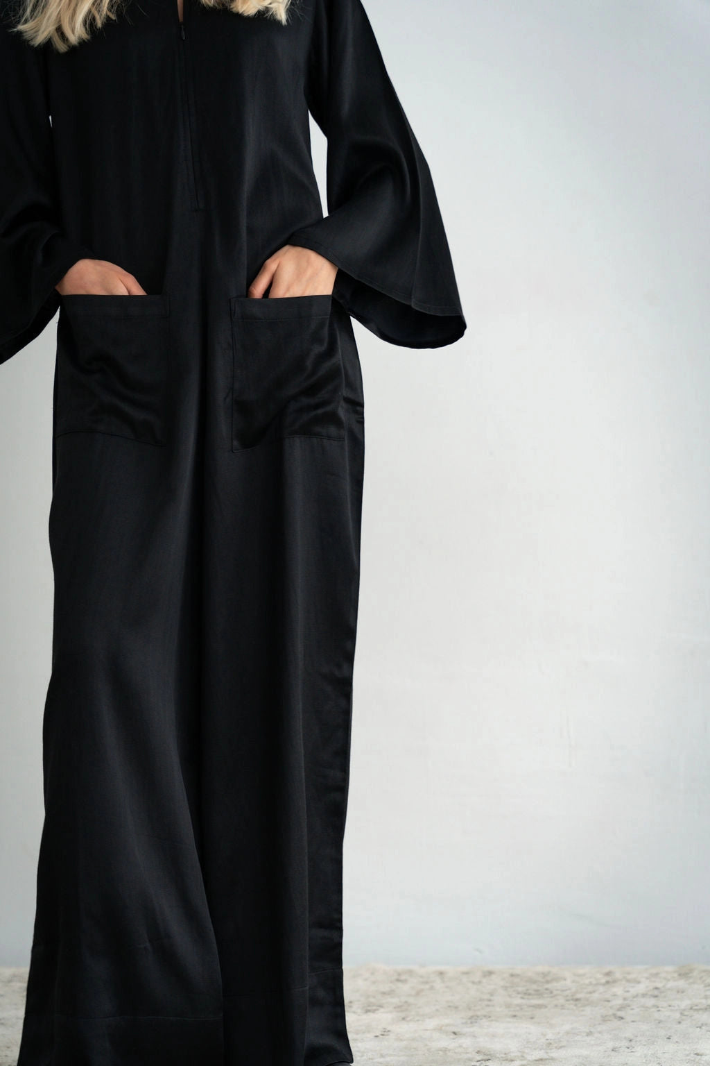 Silk Jumpsuit (Copy) BLACK