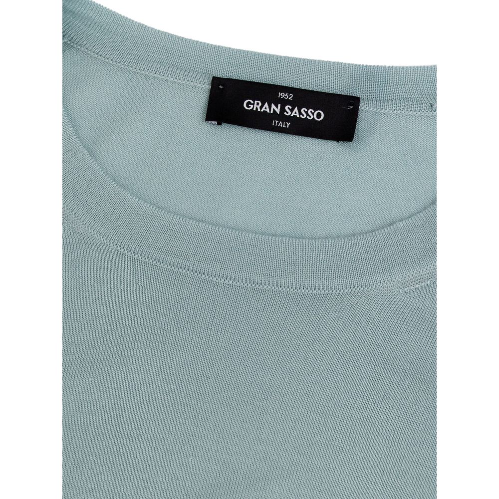 Gran Sasso Blue Cashmere Cashmere Sweater
