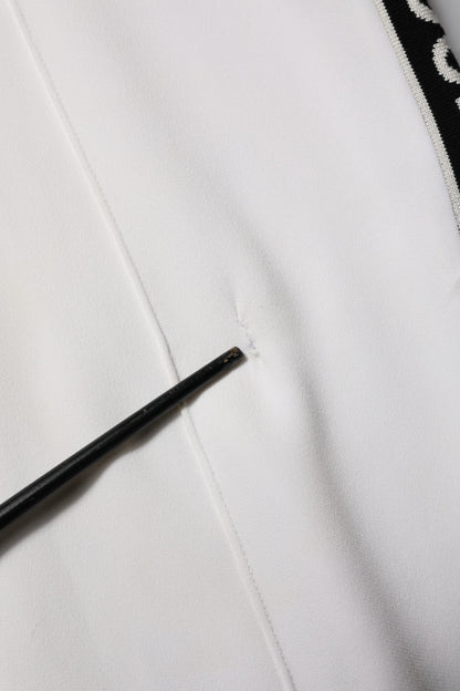 Dolce & Gabbana White Viscose Jogger Sweatpants Pants