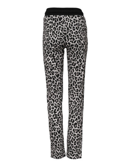 Dolce & Gabbana Multicolor Leopard #DGMillennials Jogger Pants