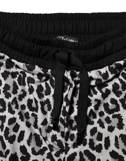 Dolce & Gabbana Multicolor Leopard #DGMillennials Jogger Pants