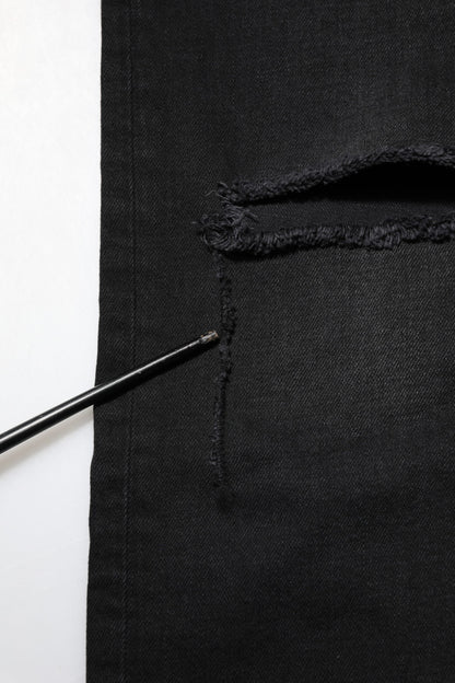 Dolce & Gabbana Black Cotton Skinny Denim Jeans