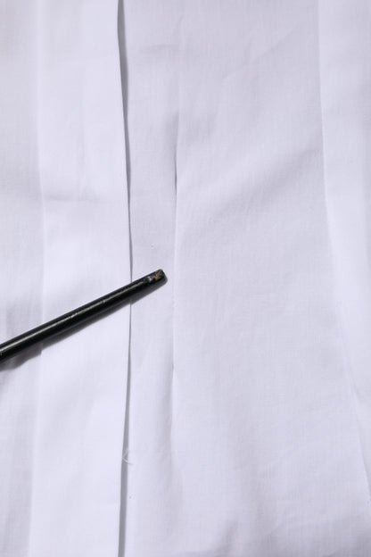 Dolce & Gabbana White Cotton Long Sleeves Collared Shirt Top