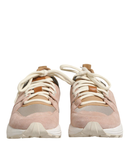 Dondup Multicolor Suede Low Top Women Sneakers Shoes