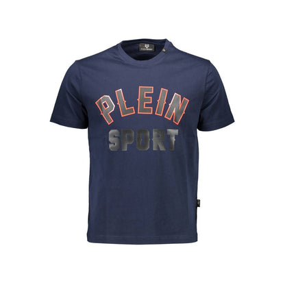 Plein Sport Blue Cotton Men's T-Shirt