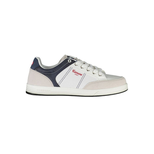 Carrera White Polyester Sneaker