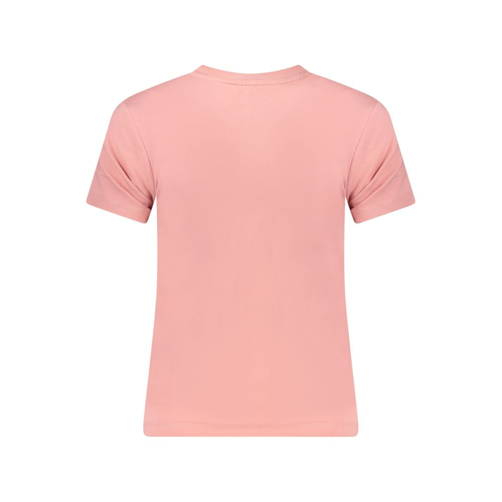 Guess Jeans Pink Cotton Women T-Shirt