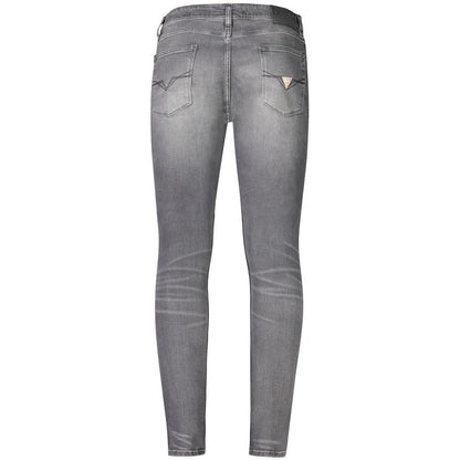 Guess Jeans Gray Cotton Men Jeans