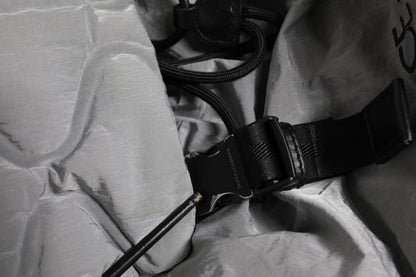 Dolce & Gabbana Gray Milano Print Drawstring Travel Backpack Bag