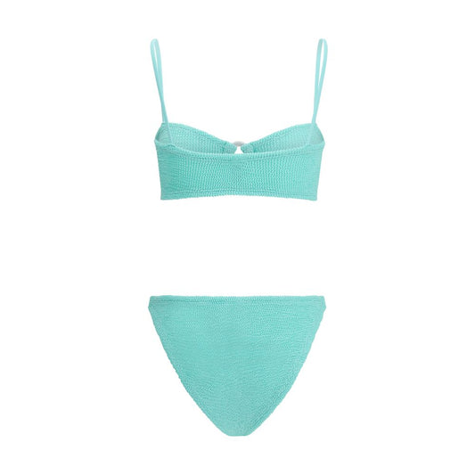 Hunza G Green Polyamide Bikini