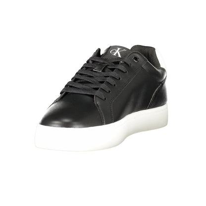 Calvin Klein Black Leather Men Sneaker