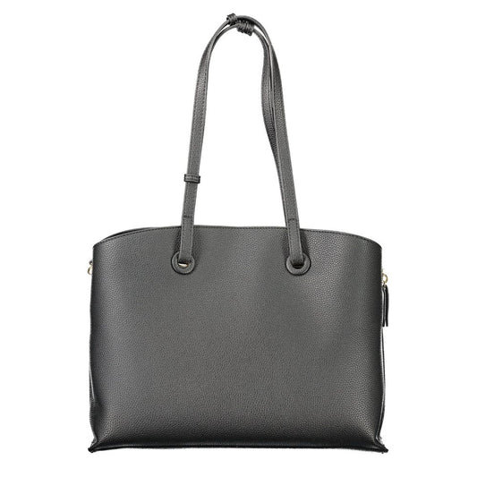 Mario Valentino Black Polyethylene Women Handbag