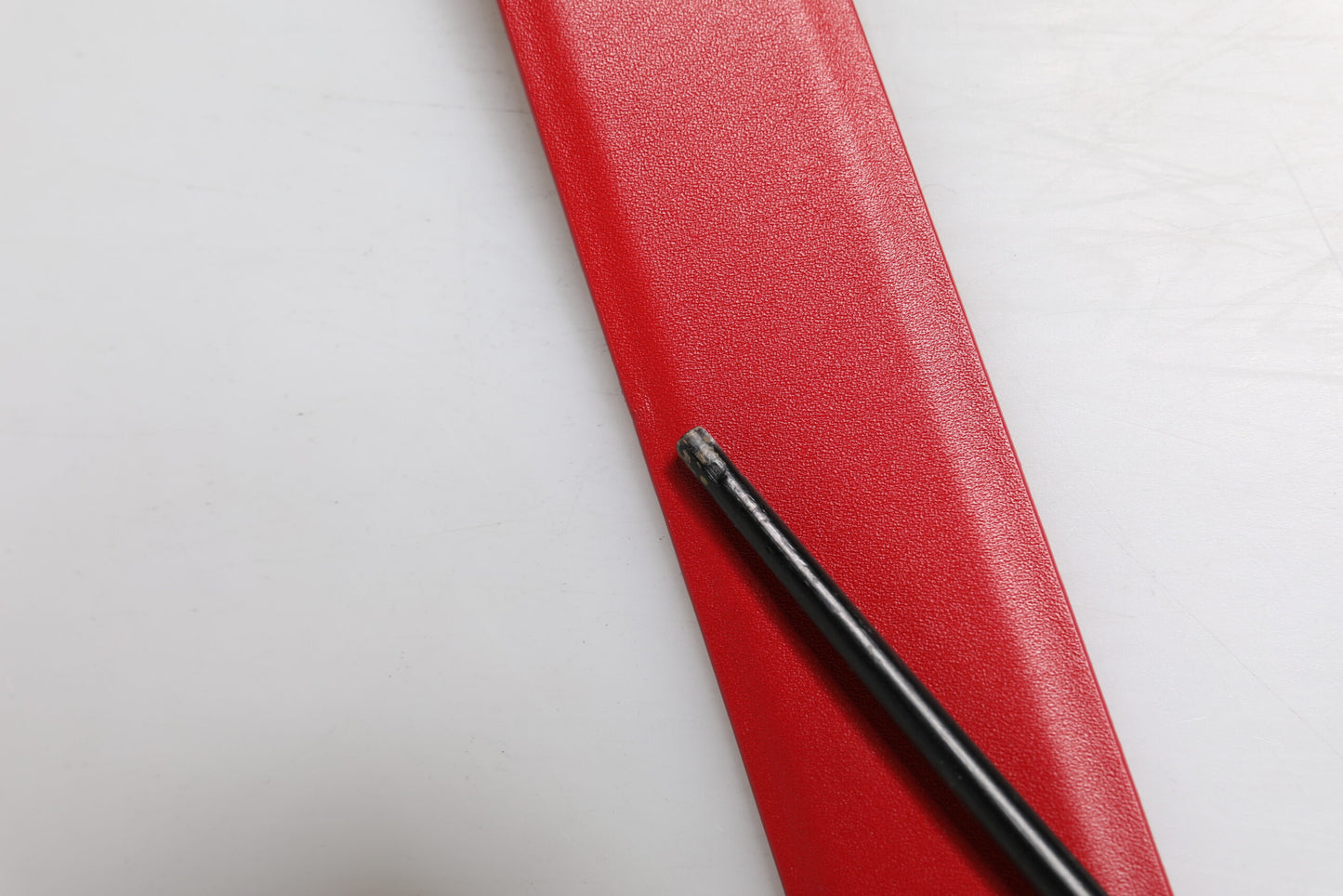 Dolce & Gabbana Red Calf Leather Embellished Metal Buckle Belt