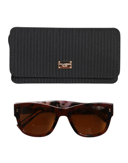 Dolce & Gabbana Havana Brown Black Eccentric Sartorial Eyewear Sunglasses