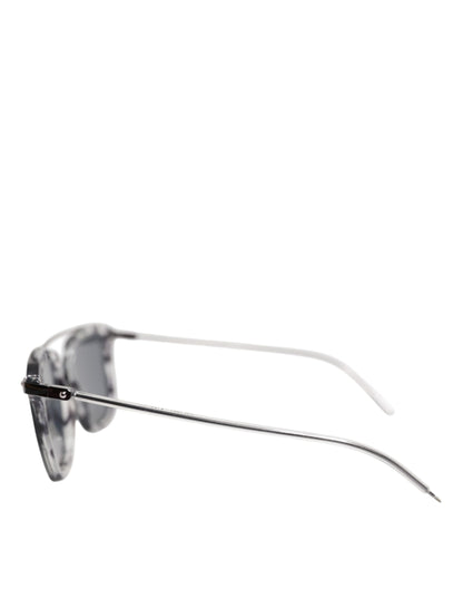 Dolce & Gabbana Gray Havana Acetate Square DG4327 Eyewear Sunglasses