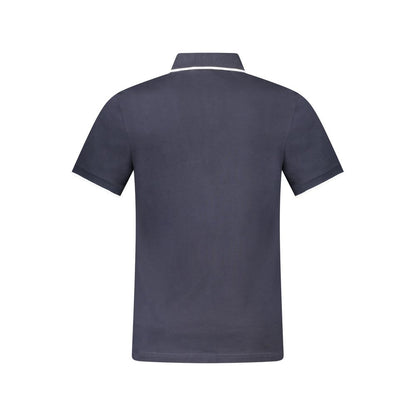 Hugo Boss Blu Cotton Slim Men Polo