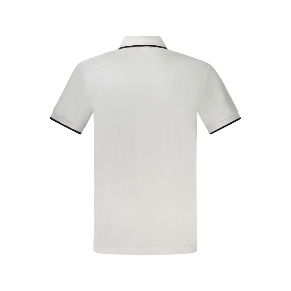 Hugo Boss White Cotton Men's Polo Shirt