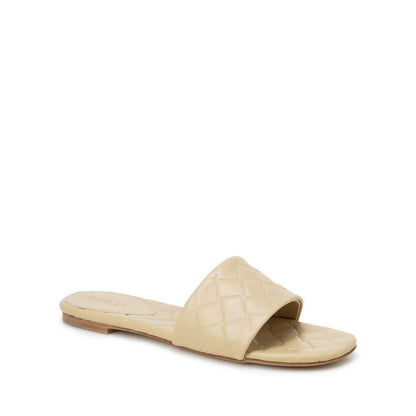 Bottega Veneta Beige Lamb Leather Sandals