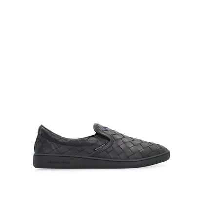Bottega Veneta Black Calfskin Sneakers