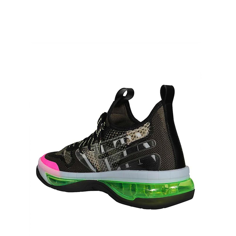 Valentino Garavani Black Fabric Athletic Sneakers