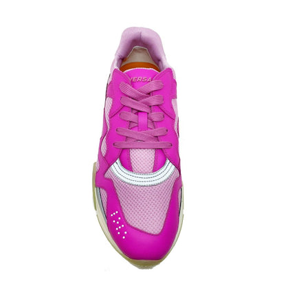 Versace Multicolor Leather Chunky Sneakers