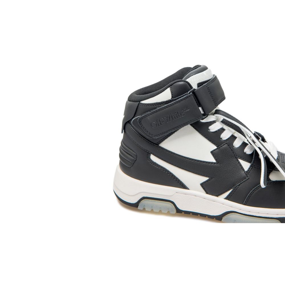 Off-White Black Calfskin Athletic Sneakers