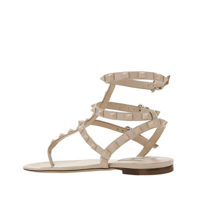 Valentino Garavani Multicolor Calfskin Flip-Flop Sandals
