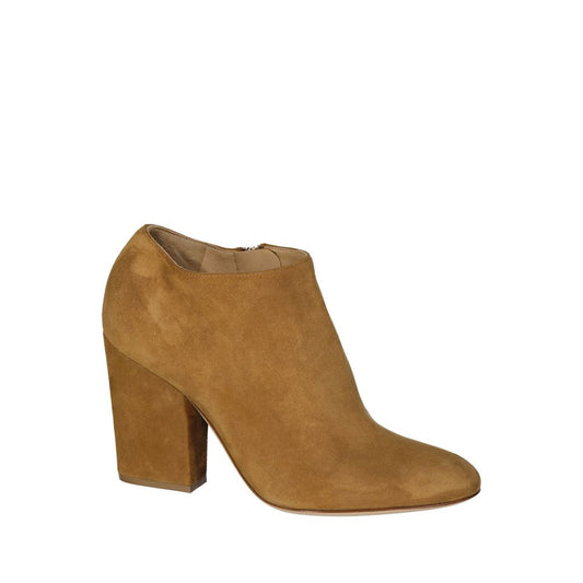 Sergio Rossi Brown Calfskin Ankle Boots