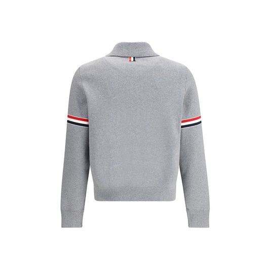 Thom Browne Gray Nylon Sweatshirt