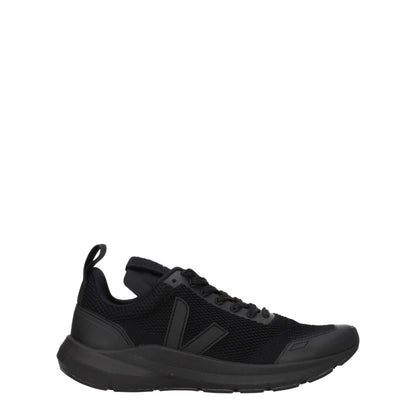 Veja Black Fabric Athletic Sneakers