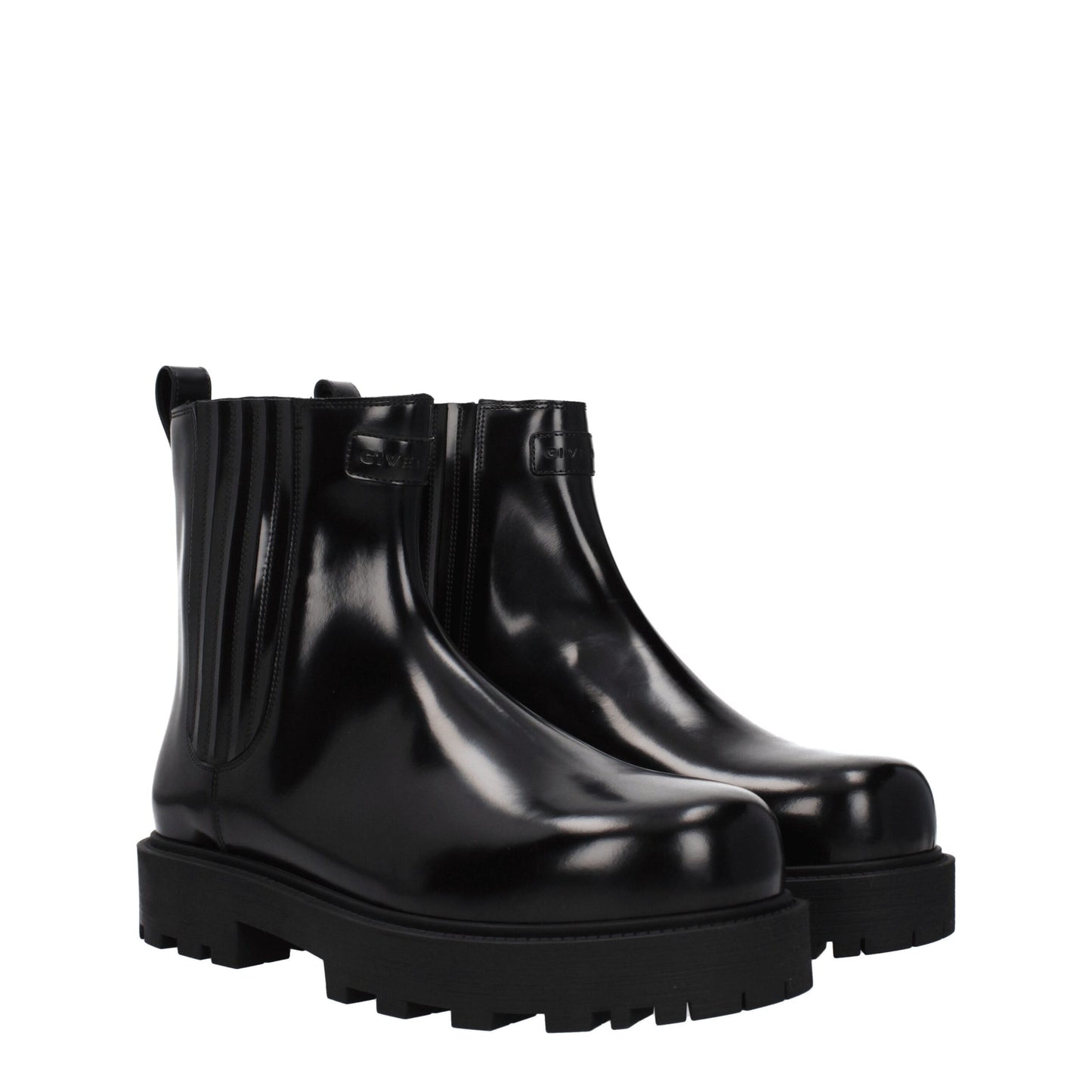 Givenchy Black Leather Ankle Boots
