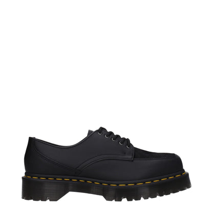 Dr. Martens Black Leather Oxfords And Derbies
