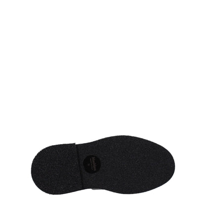 Max Mara Black Leather Oxfords And Derbies