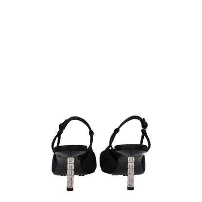 Givenchy Black Fabric High Heel Pumps
