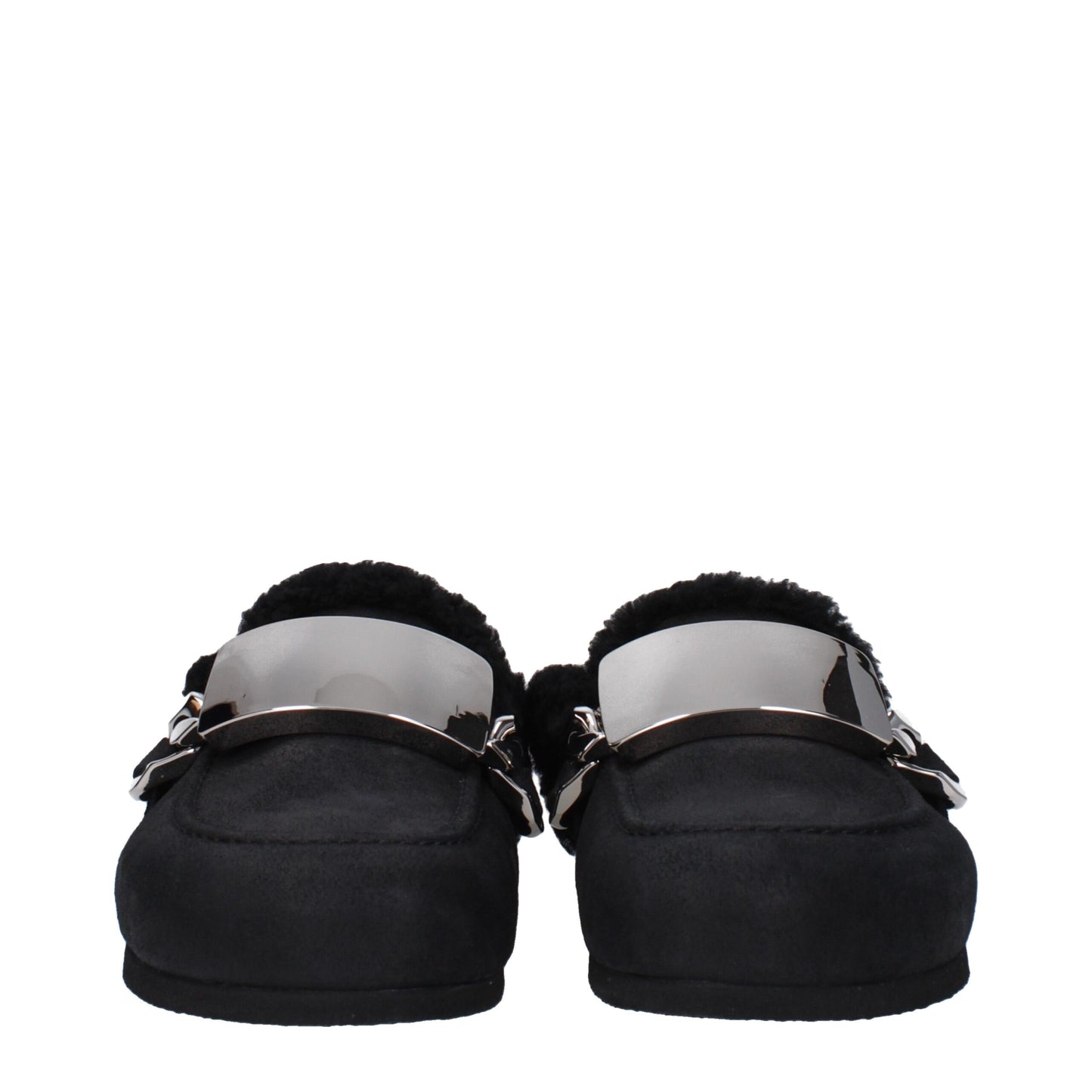 Jw Anderson Black Leather Slippers