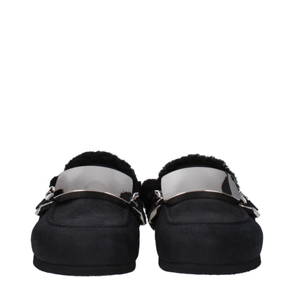 Jw Anderson Black Leather Slippers