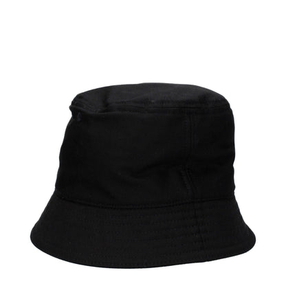 Valentino Garavani Black Cotton Bucket Hat