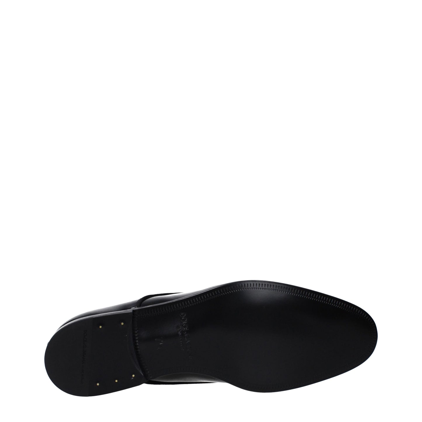Dolce & Gabbana Black Leather Oxfords And Derbies