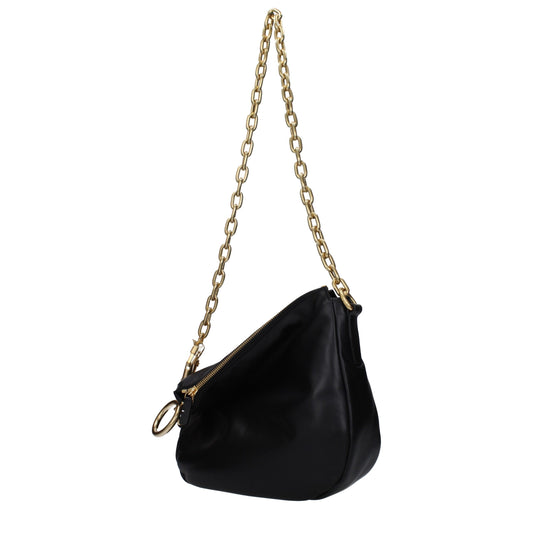 Burberry Black Leather Shoulder Bag