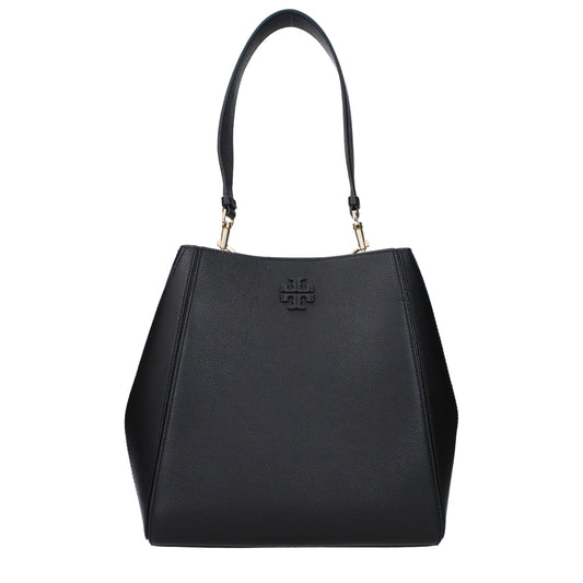 Tory Burch Black Leather Shoulder Bag