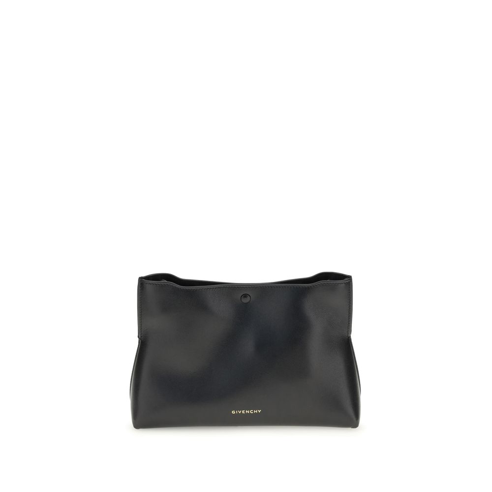 Givenchy Black Calf Leather Bos Taurus Clutch Bag