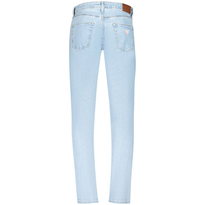 Guess Jeans Blue Cotton Men Jeans