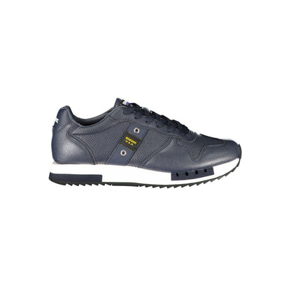 Blauer Blue Leather Men Sneaker