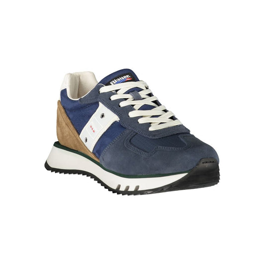 Blauer Blue Leather Men Sneaker